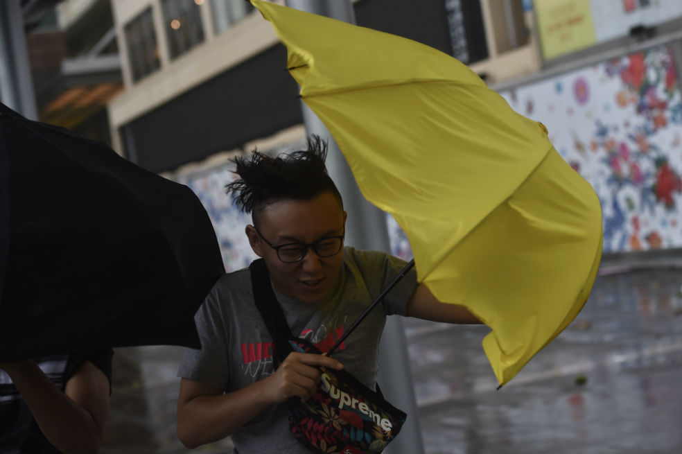En imágenes: Segunda tormenta tropical que golpeó a Hong Kong