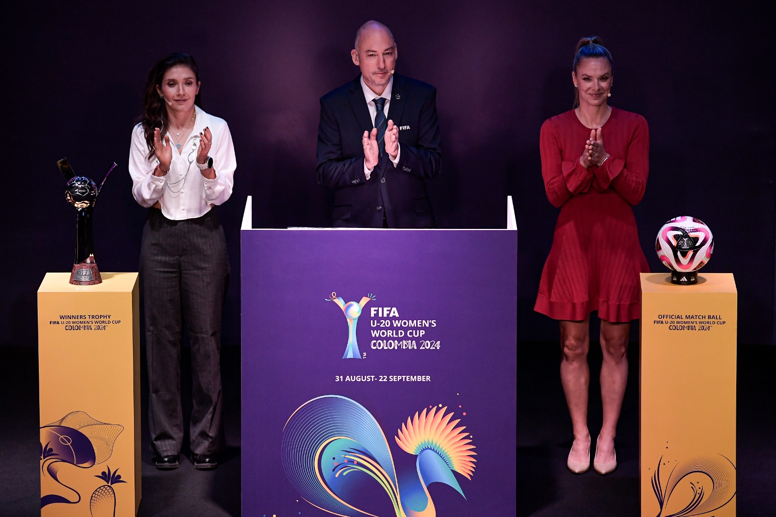 Así se vivió el sorteo del Mundial Femenino Sub-20 en Bogotá.