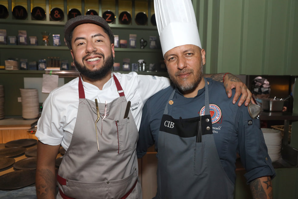Chef Manuel Agudelo y Chef Boris Marcell. Bruma & Taza
