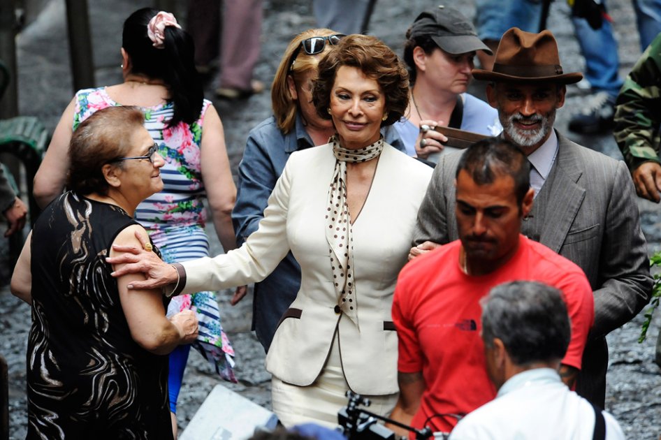 Sofía Loren, de 78 años,  vuelve al cine de la mano de su hijo