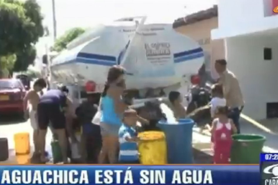 Emergencia por falta de agua en Aguachica, Cesar