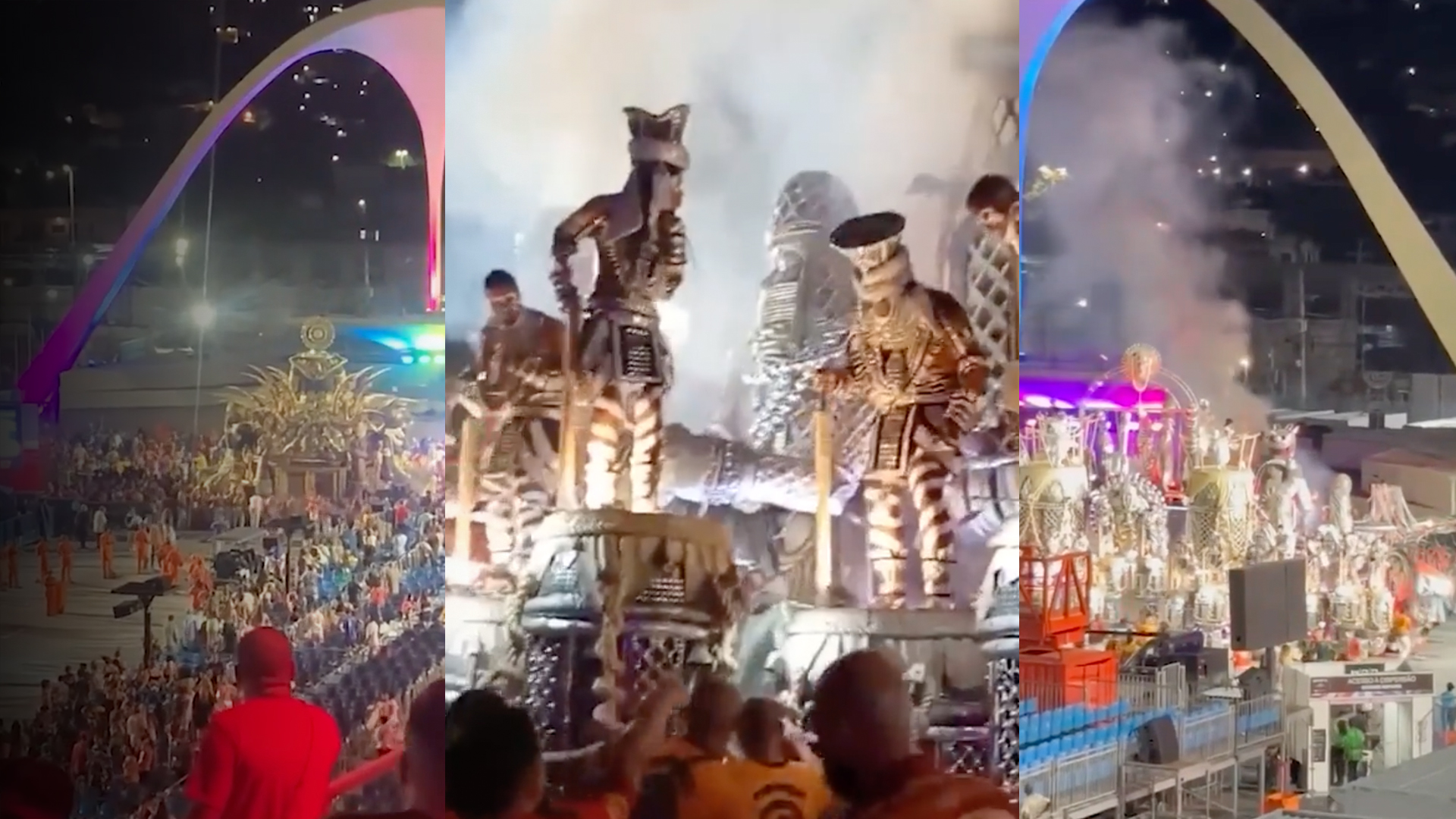 Carnaval de Río: carroza fuera de control dejó al menos dos heridos