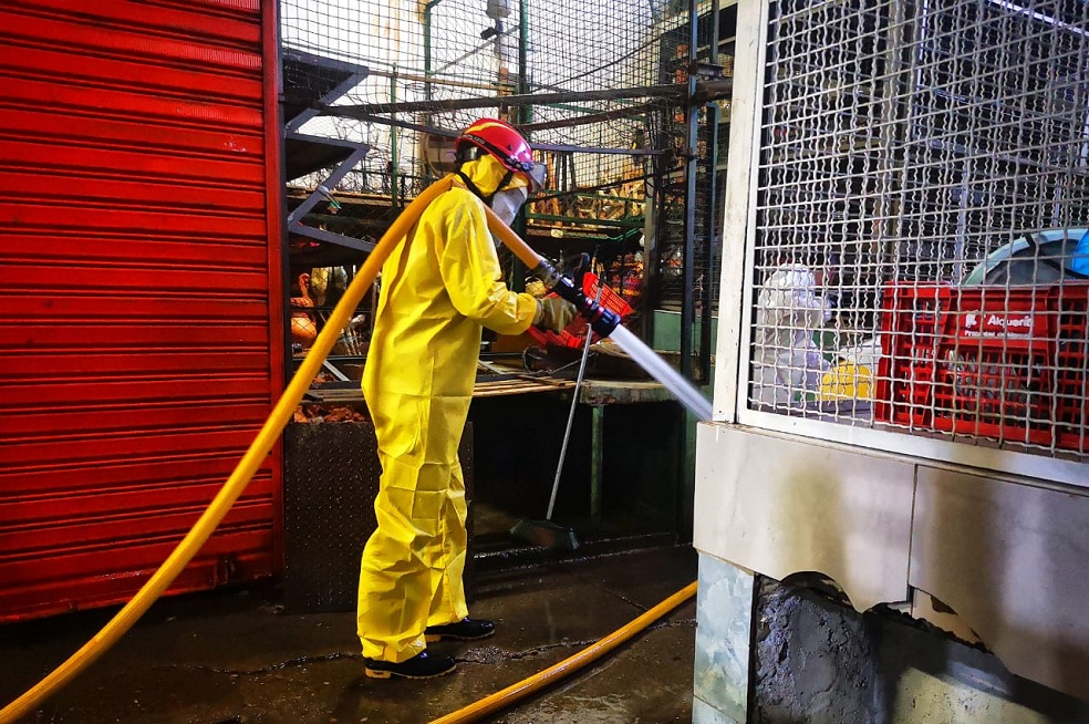 Plaza de mercado de Floridablanca, cerrada por caso de COVID-19