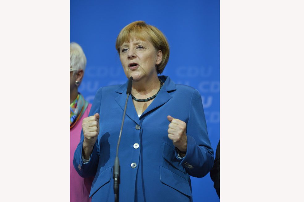 Victoria contundente de Merkel