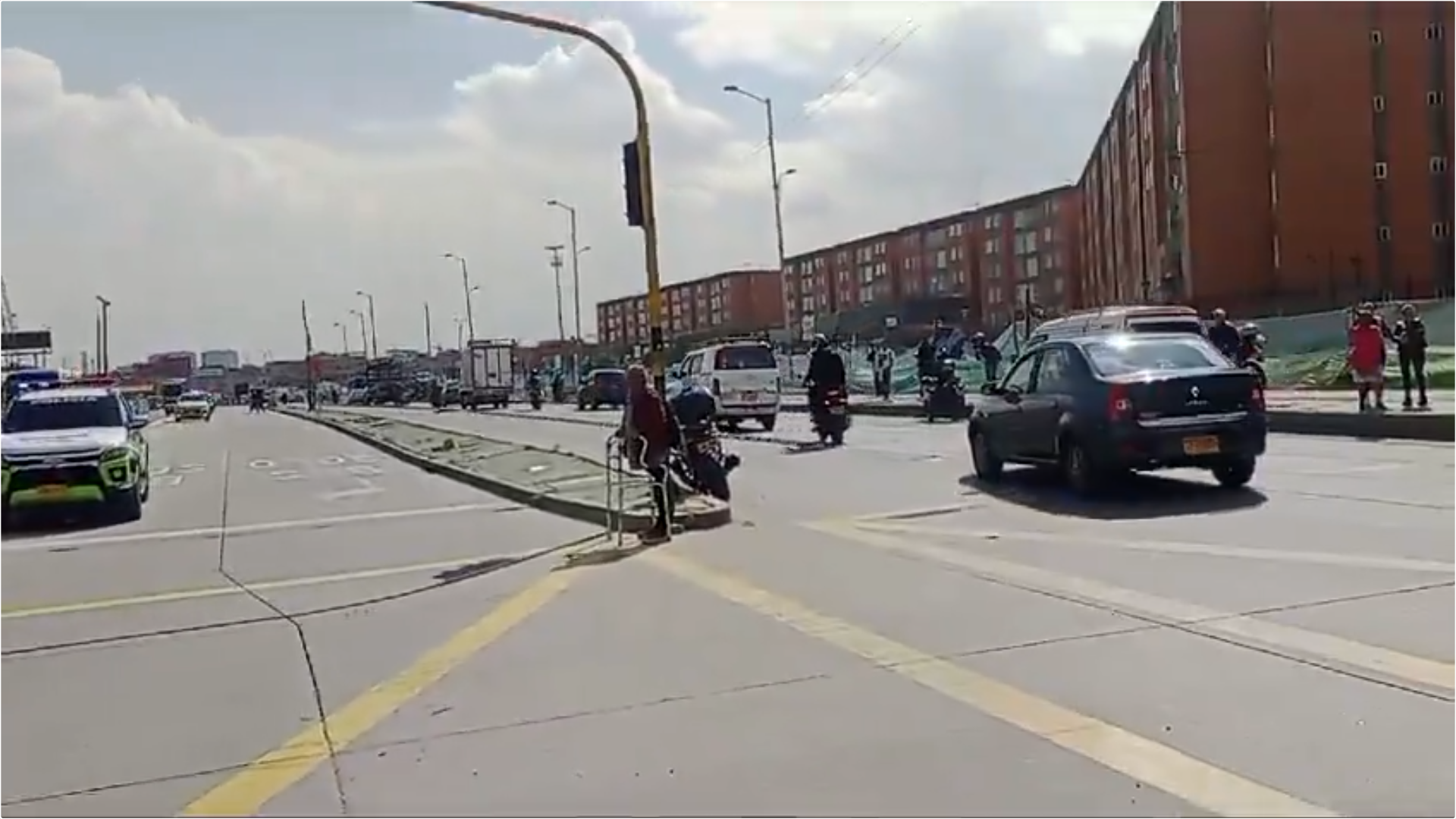Movilidad 19 de febrero: se recupera el flujo del tráfico en la Av. Ciudad de Cali