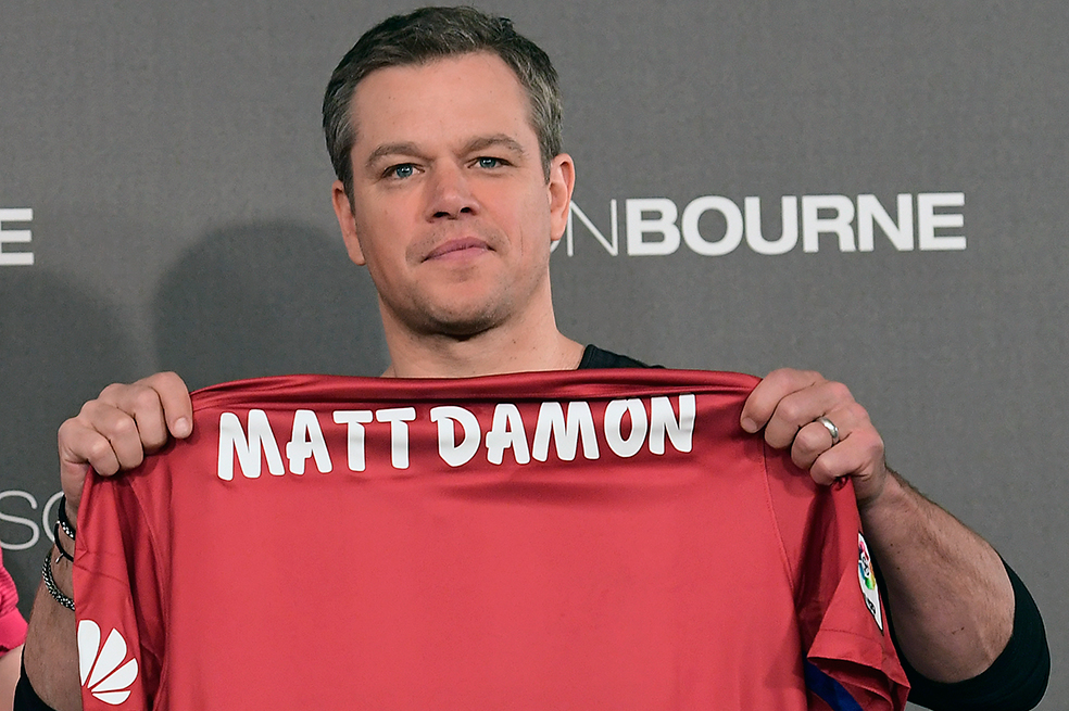 Matt Damon, ‘fichado’ por el Atlético de Madrid