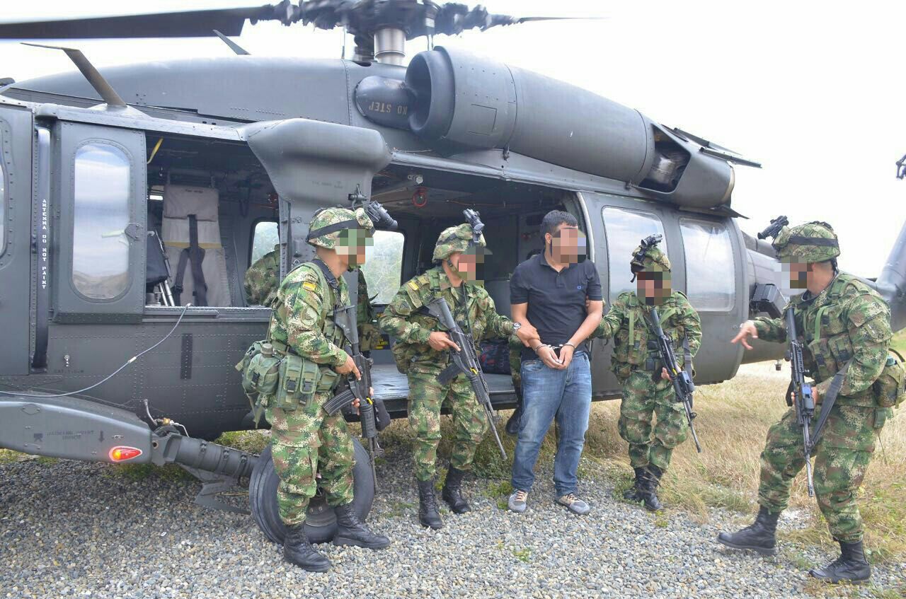 Capturan al hijo de alias el Indio, cabecilla del Clan del Golfo