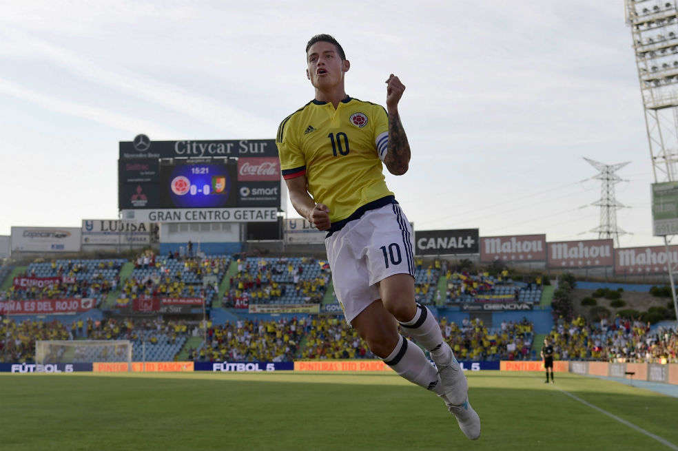 ¿A quién le dedicó James su gol frente a Camerún?