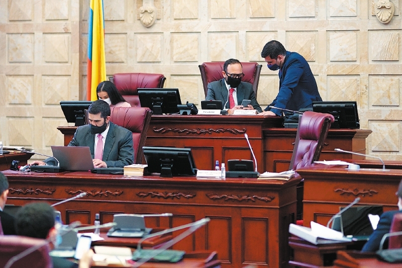 Comisión Primera Cámara sesionando en tiempos de COVID-19.