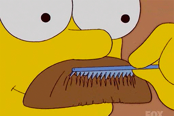 El bigote de Flanders es el GIF del día