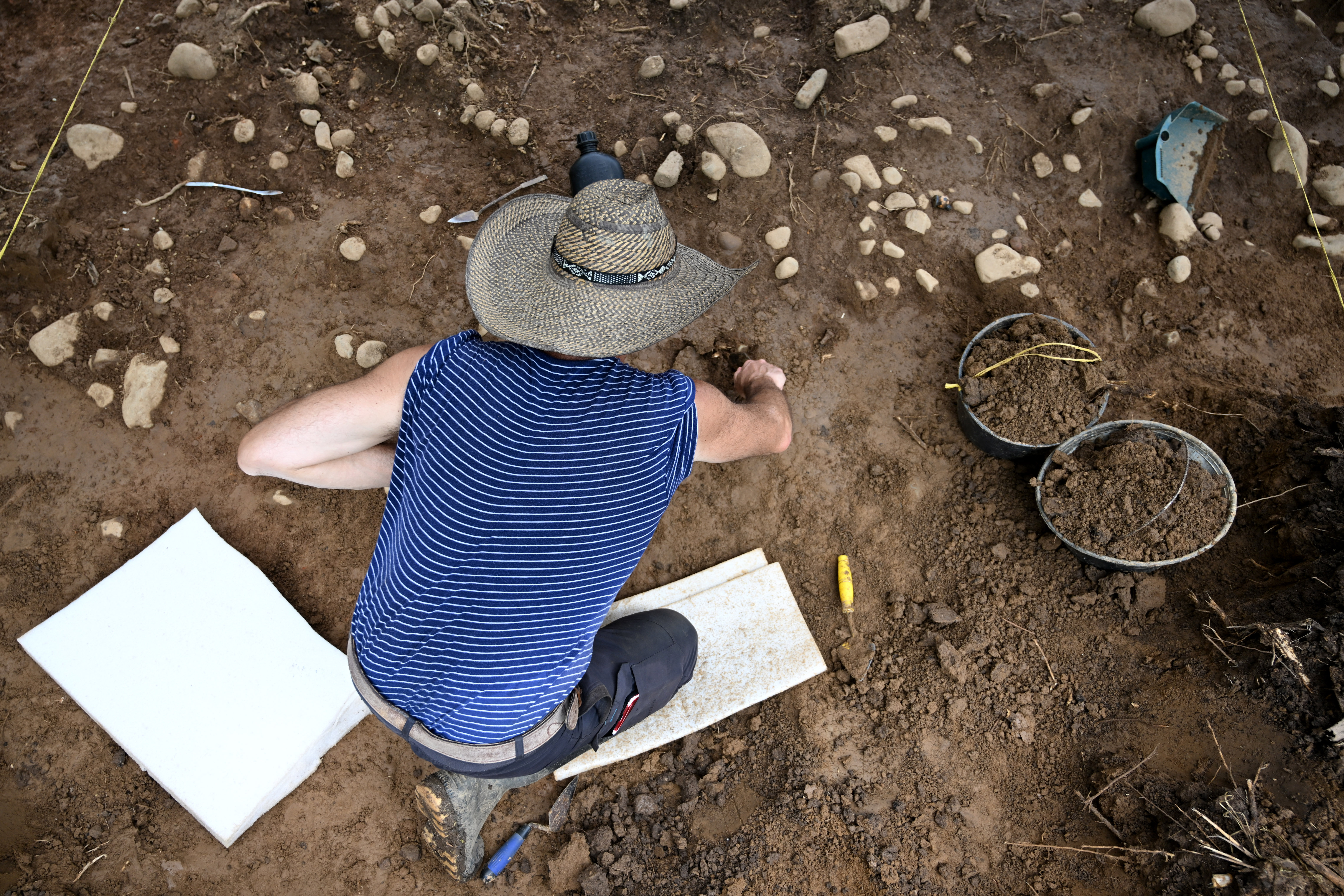 Indígenas excavan la primera ciudad española de América, origen de la conquista