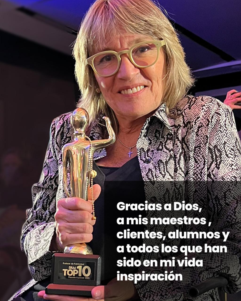 Socorro Jaramillo: ganadora del premio a Profesor de Publicidad del Año de P&M