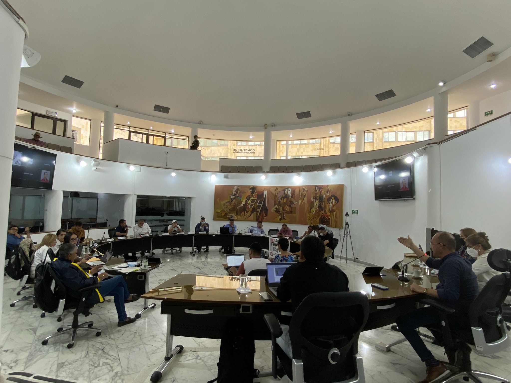 Cerraron las instalaciones del Concejo de Bucaramanga por brote de covid-19