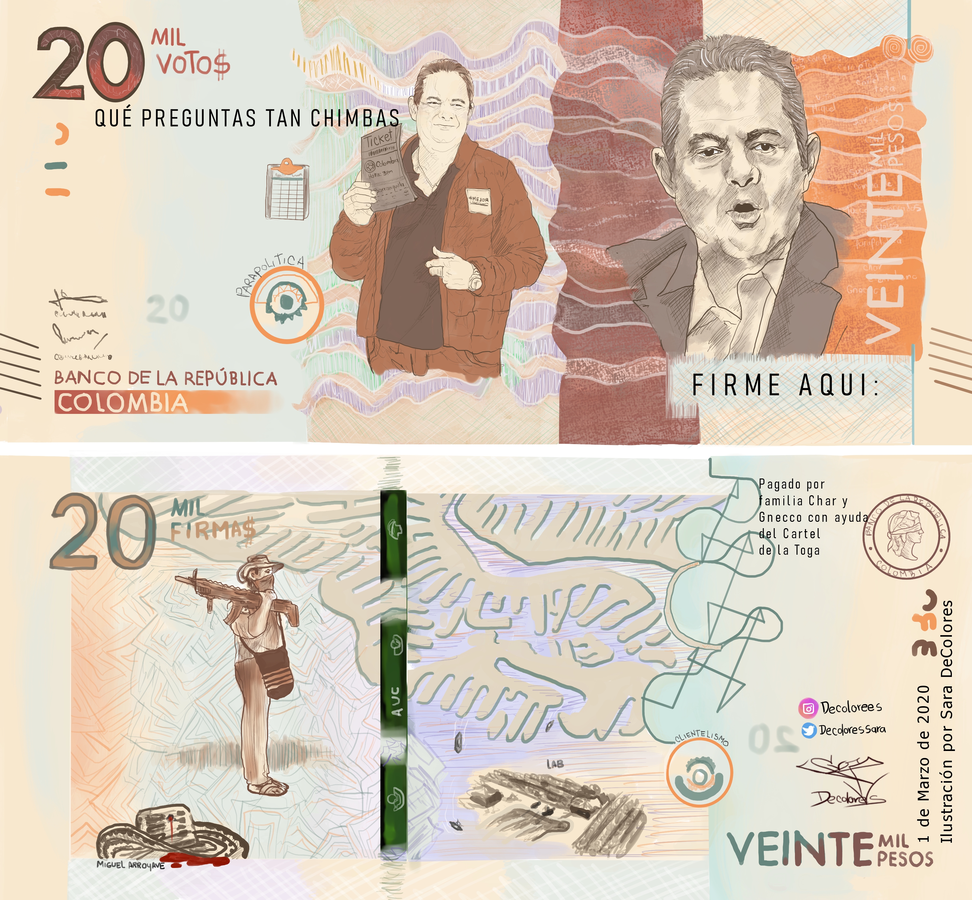 Dinero Sucio, Uribe, Santos y Marta Lucia Ramírez en los billetes  colombianos | EL ESPECTADOR