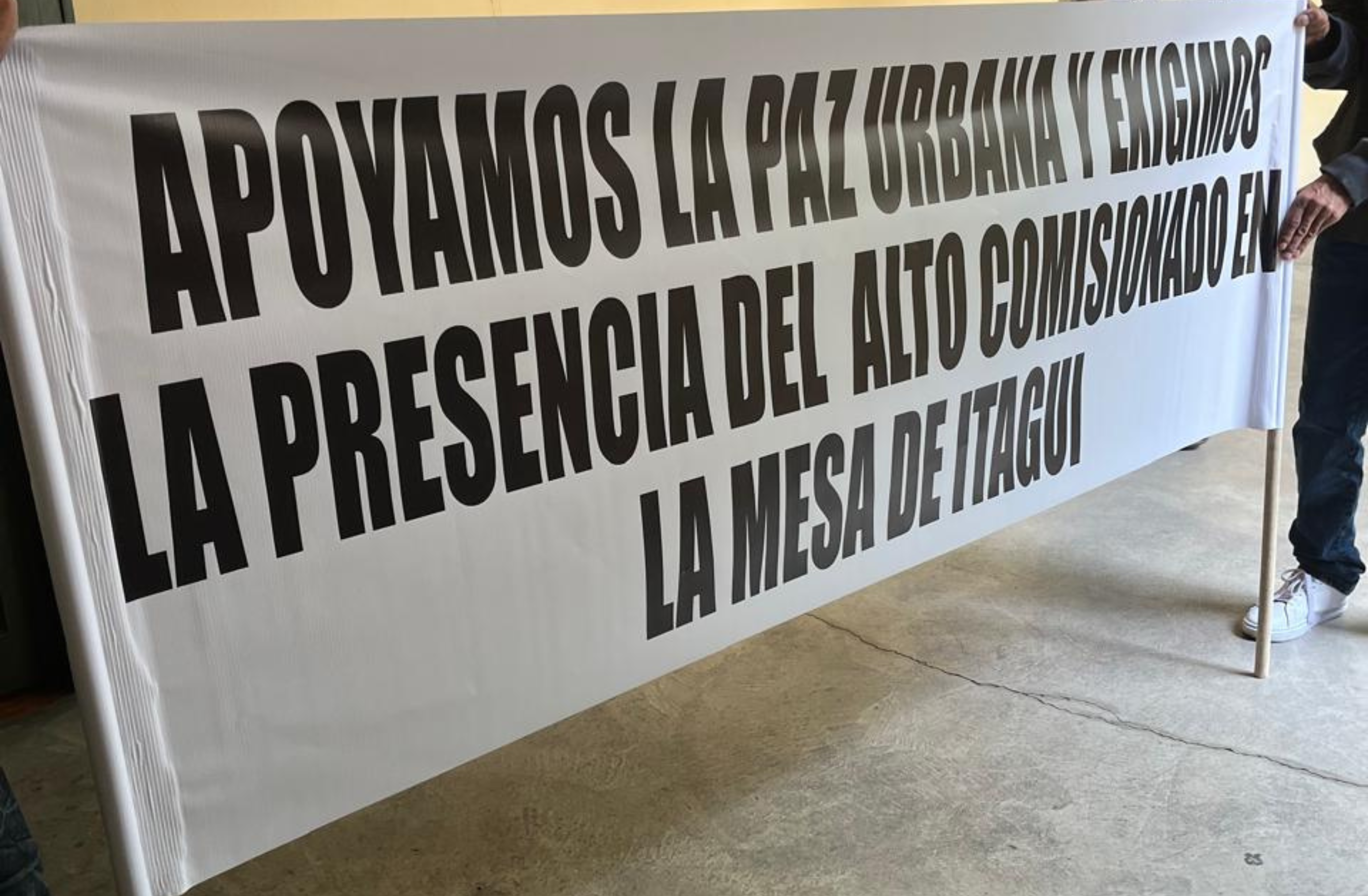 Uno de los principales reclamos durante la audiencia fue por la presencia del consejero comisionado para la paz, Otty Patiño.