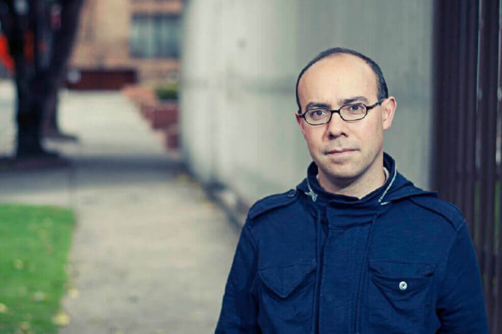 Ricardo Silva, ganador de la quinta edición del Premio Biblioteca de Narrativa Colombiana, recibió ayer el premio en el Auditorio Fundadores de la Universidad Eafit, a las 6:30 p.m. / Cortesía