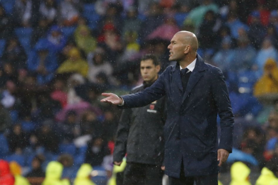 Zidane, técnico del Real Madrid. Foto: EFE