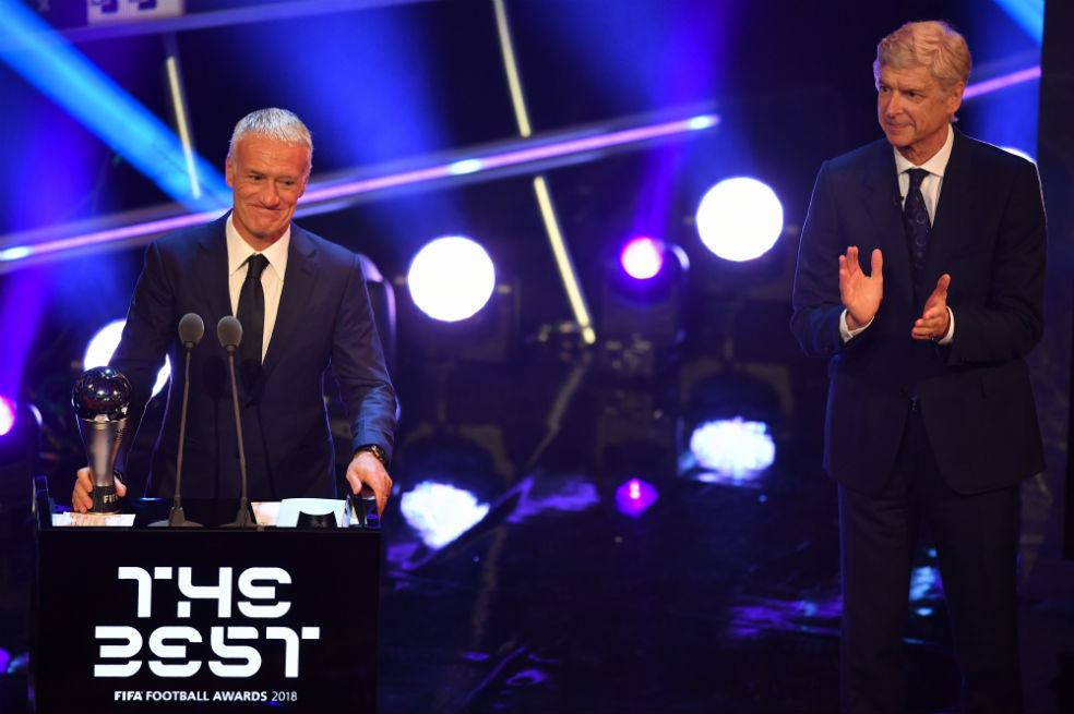 Deschamps, premio The Best a mejor entrenador