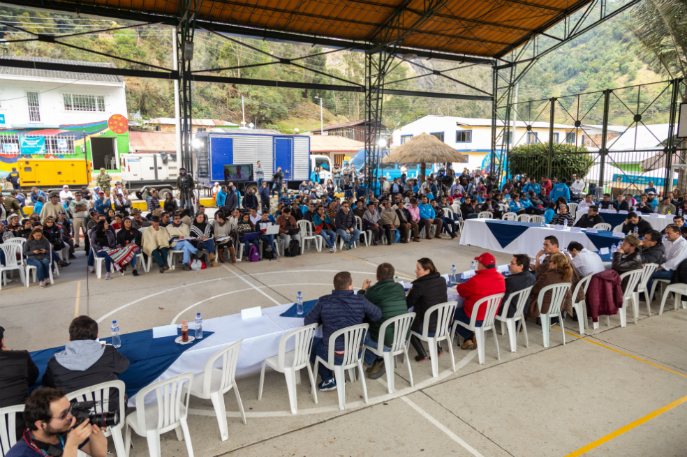 Por iniciativa del Presidente del Concejo de Bogotá, Daniel Palacios, la Corporación realizó por primera vez una sesión Plenaria en la localidad de Sumapaz.Cortesía