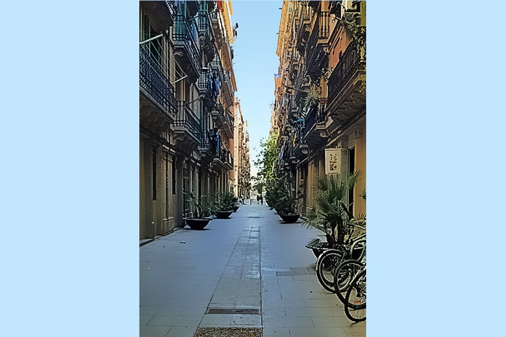 Calles de la Barceloneta, donde Alfredo Molano vivió en el exilio.