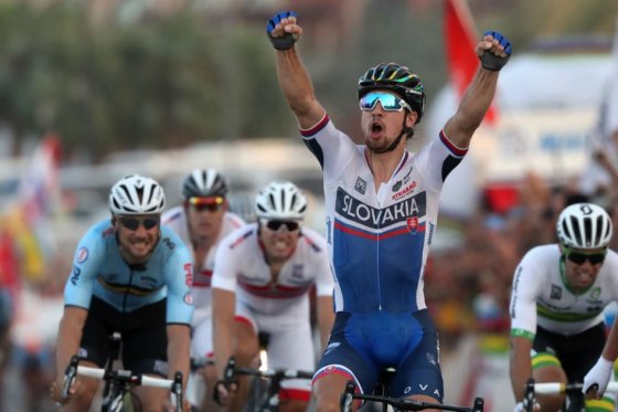 El eslovaco Peter Sagan ganó este año el Mundial de Ciclismo en Doha. / Archivo