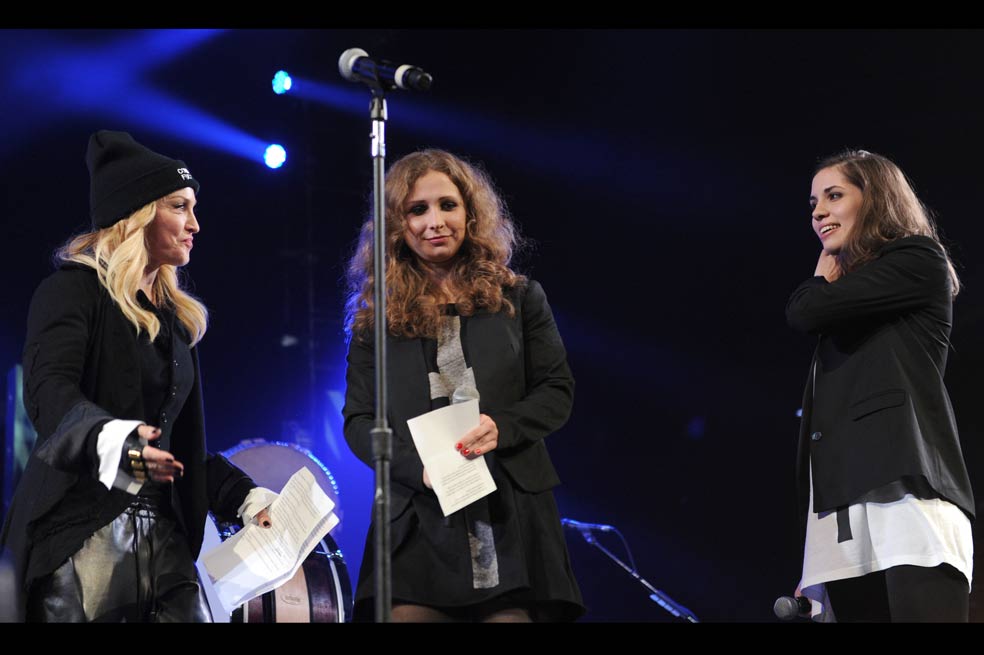 Peligroso encuentro entre Madonna y las Pussy Riot