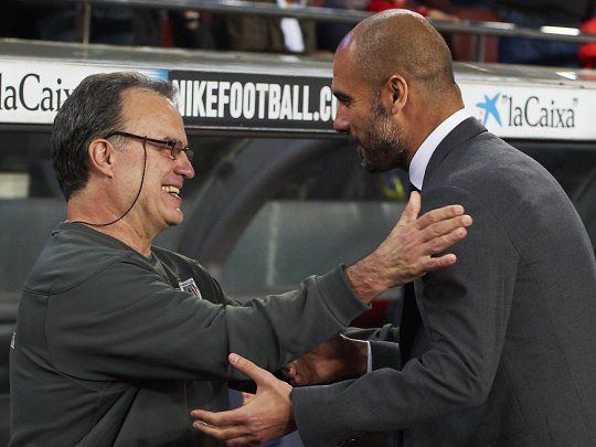 Guardiola: “En conocimiento del juego, Bielsa está muy por delante de mí”