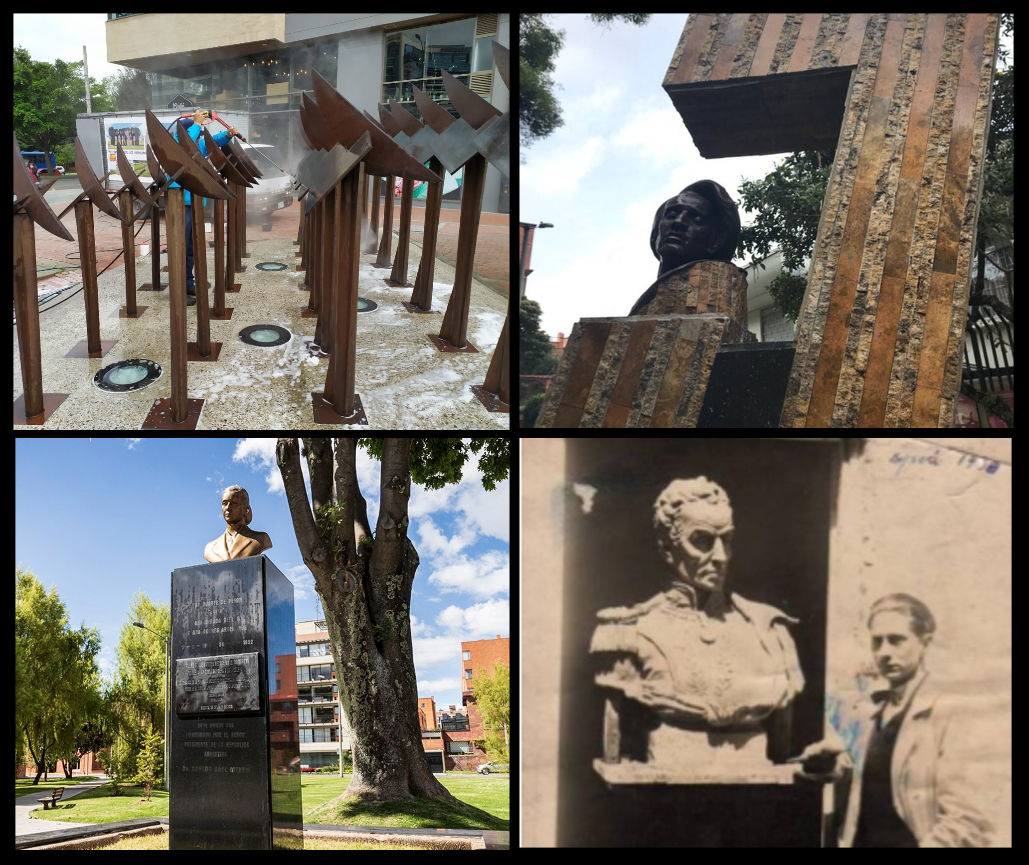 Cuatro monumentos en Usaquén