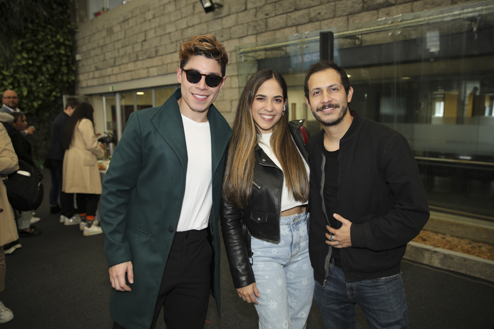 Jefferson Tovar, Estefi Cartagena y Diego Jurado