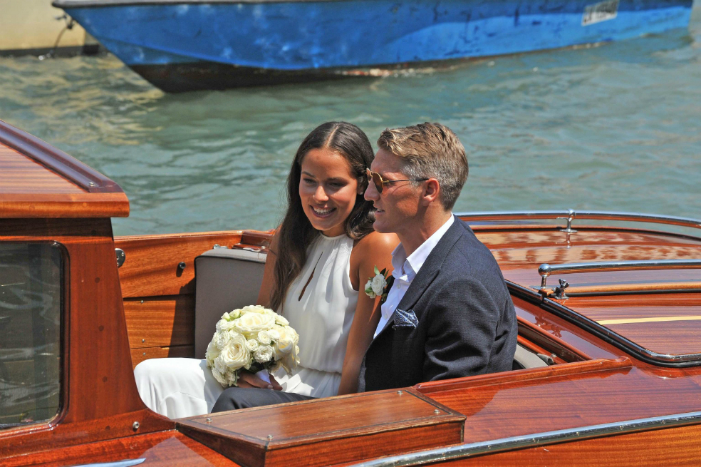 Así lució la bella Ana Ivanovic en su boda con Bastian Scheweinsteiger