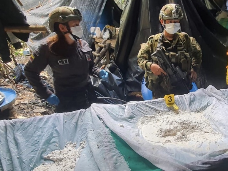 Incautan 10 toneladas de cocaína en Nariño que pertenecerían al Eln
