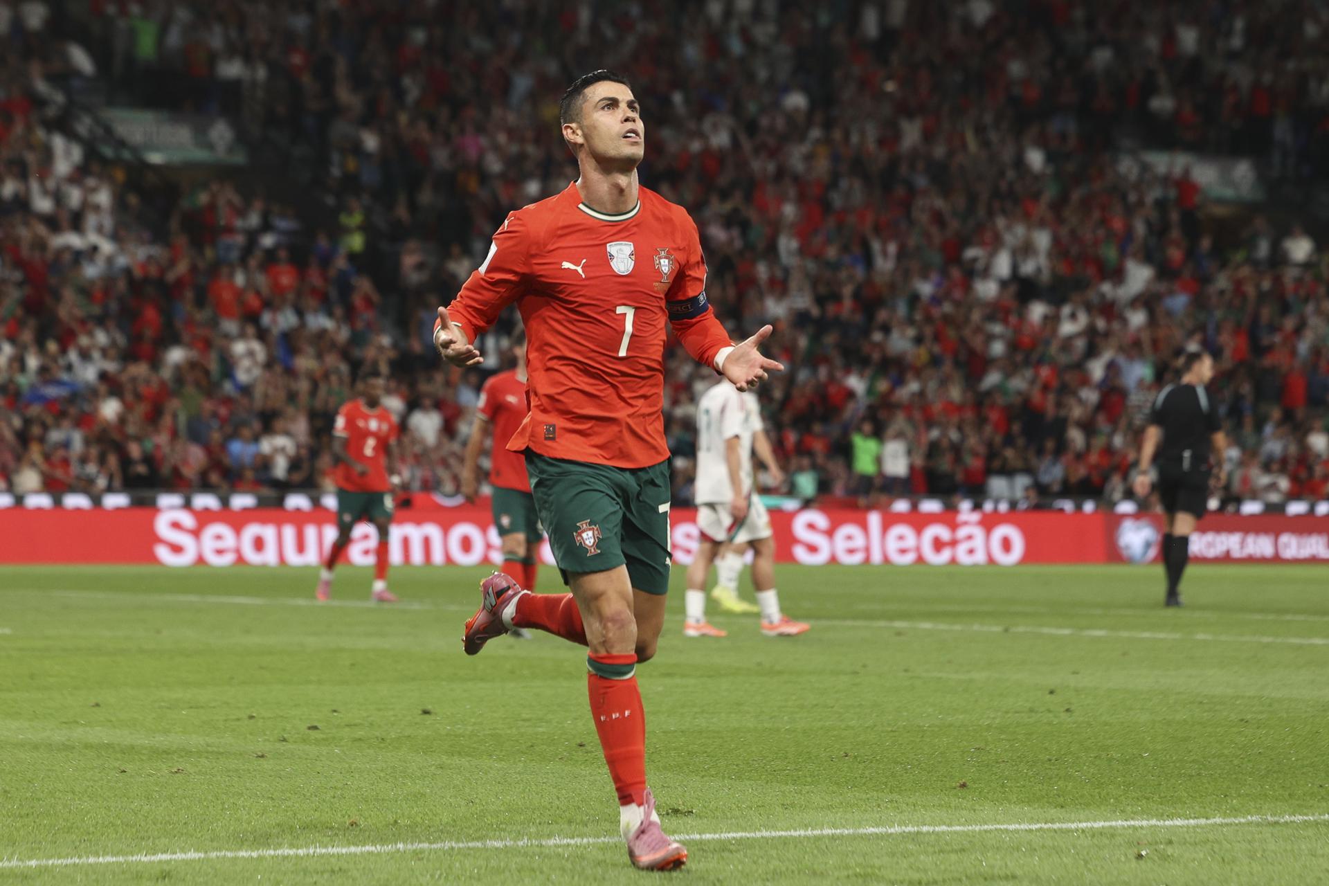 Cristiano Ronaldo se convirtió en el máximo goleador de las eliminatorias