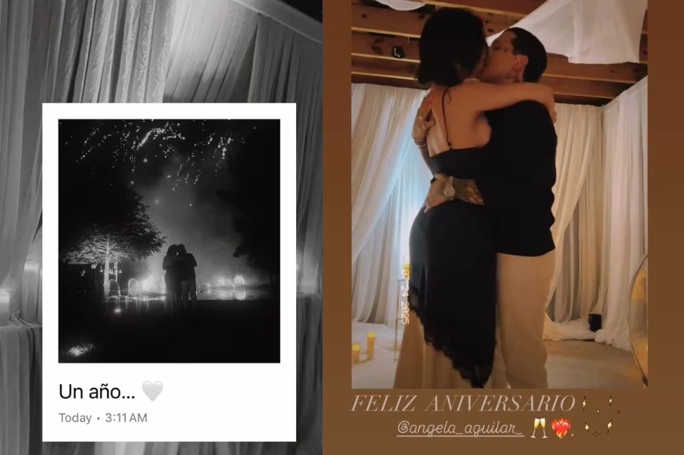 Los intérpretes de ‘Dime cómo quieres’ compartieron algunas imágenes en sus redes sociales de la romántica velada.