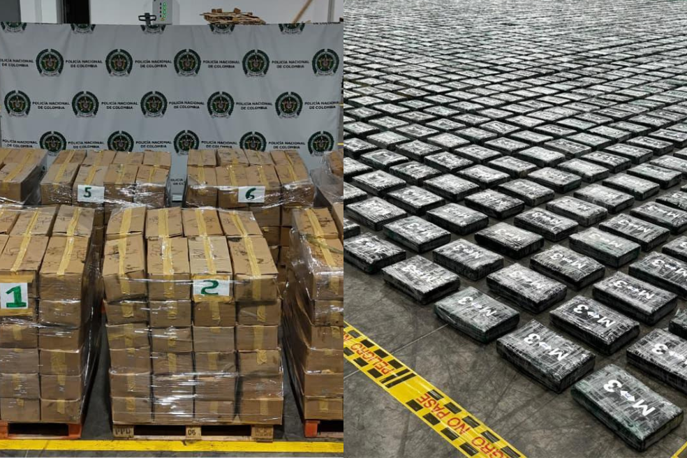 Incautan cuatro toneladas de cocaína escondidas en cajas de snacks en Urabá (Antioquia)