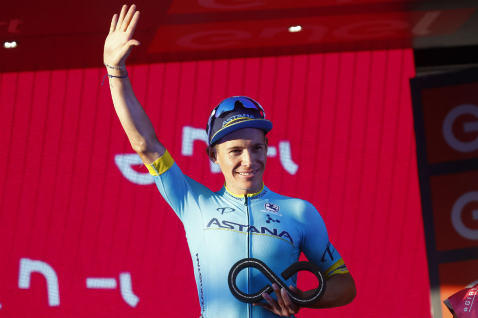 Miguel Ángel López se subió al podio en su primer Giro de Italia