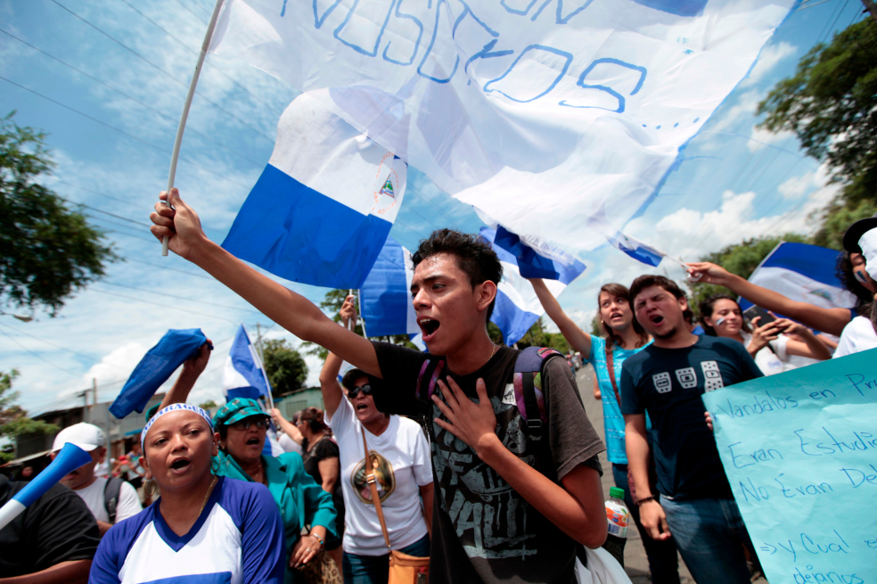 “Nosotros hemos puesto los muertos”: las duras palabras de un estudiante al presidente de Nicaragua