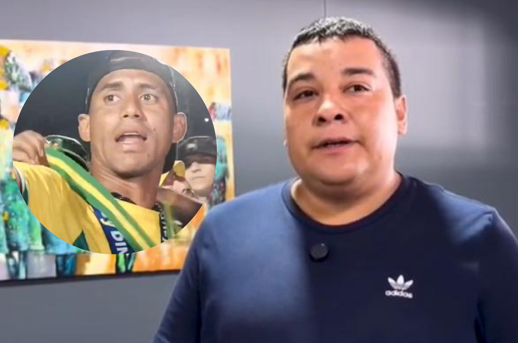 El humorista José Ordóñez habló con el hincha de Bucaramanga que robó la medalla