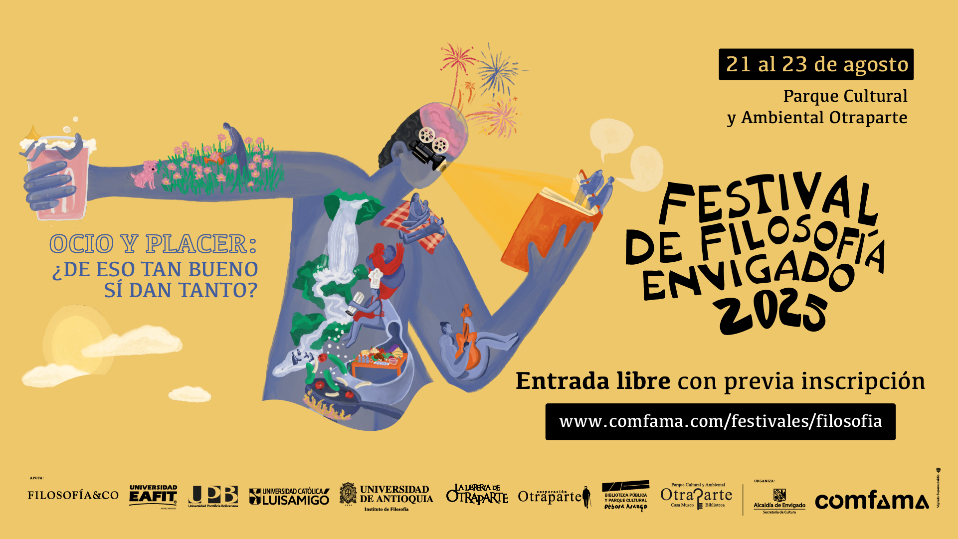 Festival de Filosofía Comfama 2025: fechas e invitados