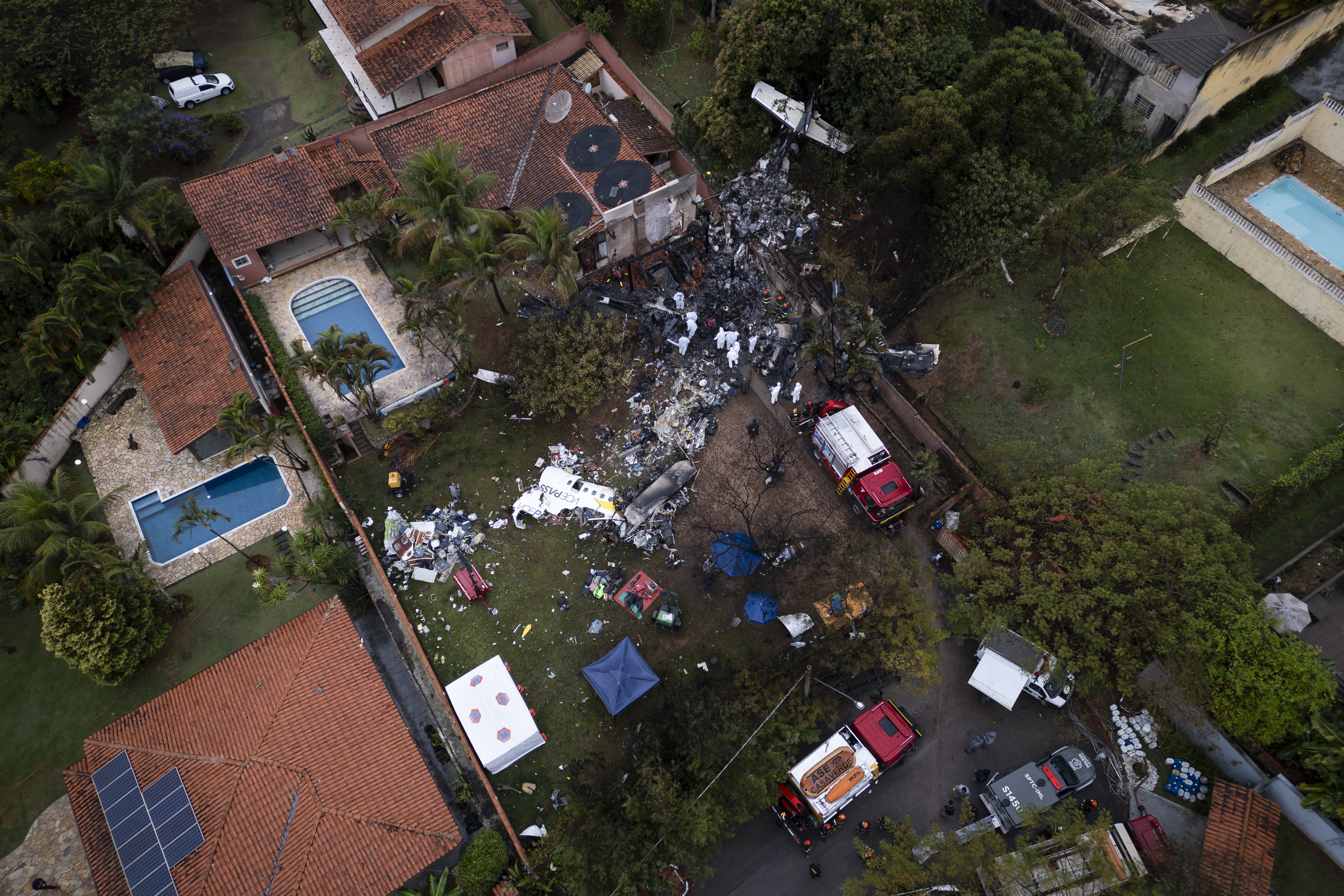 Recuperan los 62 cuerpos de las víctimas del accidente aéreo en Brasil