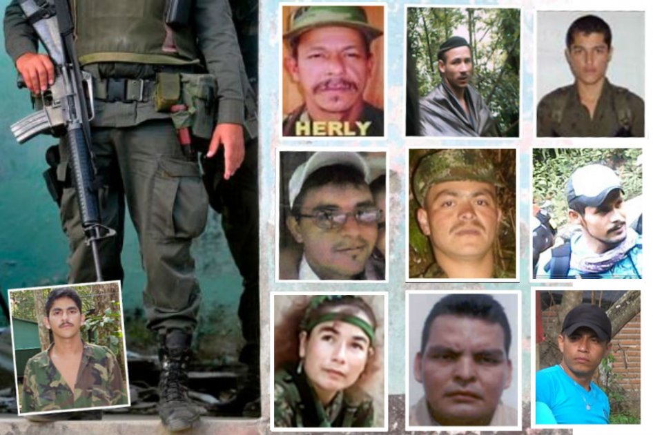 Estos son los 10 guerrilleros más buscados en el Huila