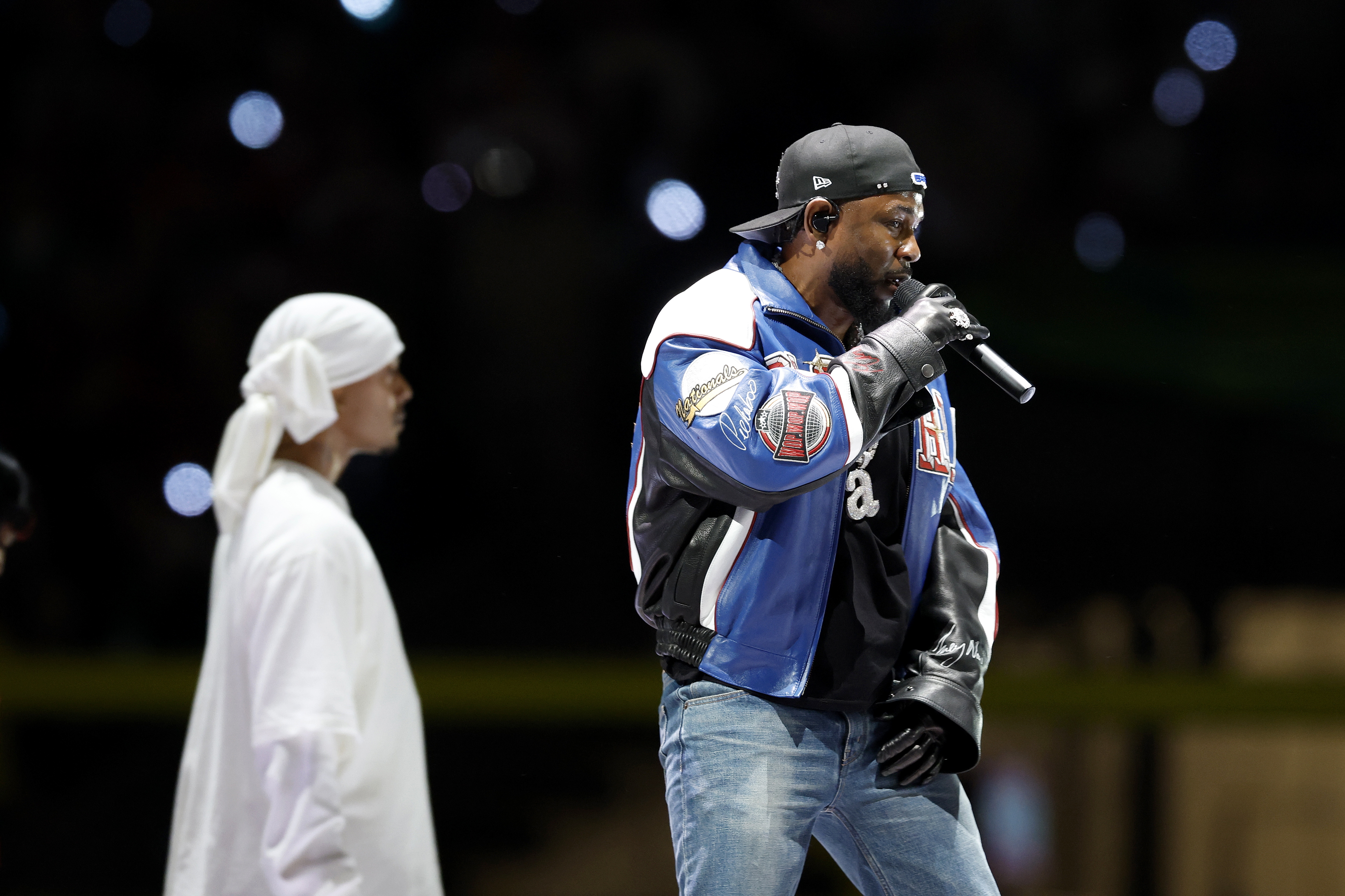 (En imágenes) Así se vivió el medio tiempo del Super Bowl con Kendrick Lamar