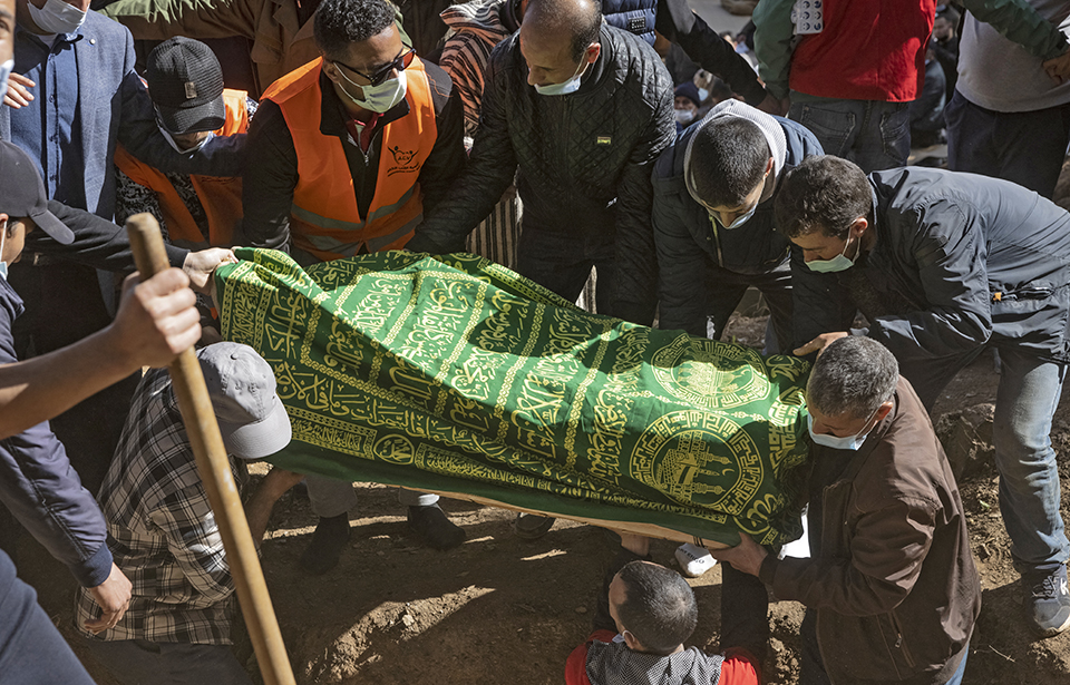 Así fue el funeral de Rayan, el niño que falleció atrapado en un pozo en Marruecos
