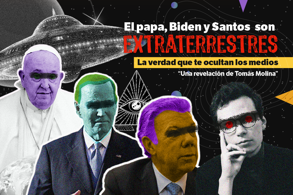 Biden, Santos y el papa son extraterrestres. La verdad que te ocultan los medios