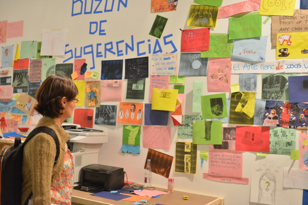 En este espacio el público se acerca el arte a través de un  espacio interactivo y participativo. / Cortesía ArtBo 