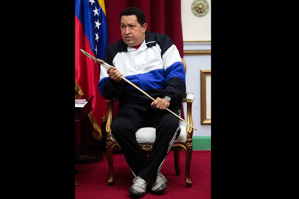 La despedida de Chávez