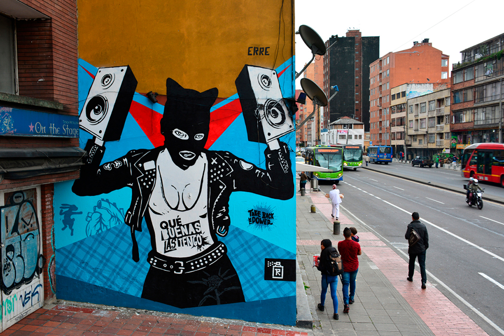 Frenesick, la muestra artística de la grafitera colombiana Erre
