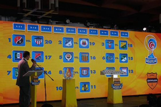 Así se jugará la primera fecha de la Liga Águila
