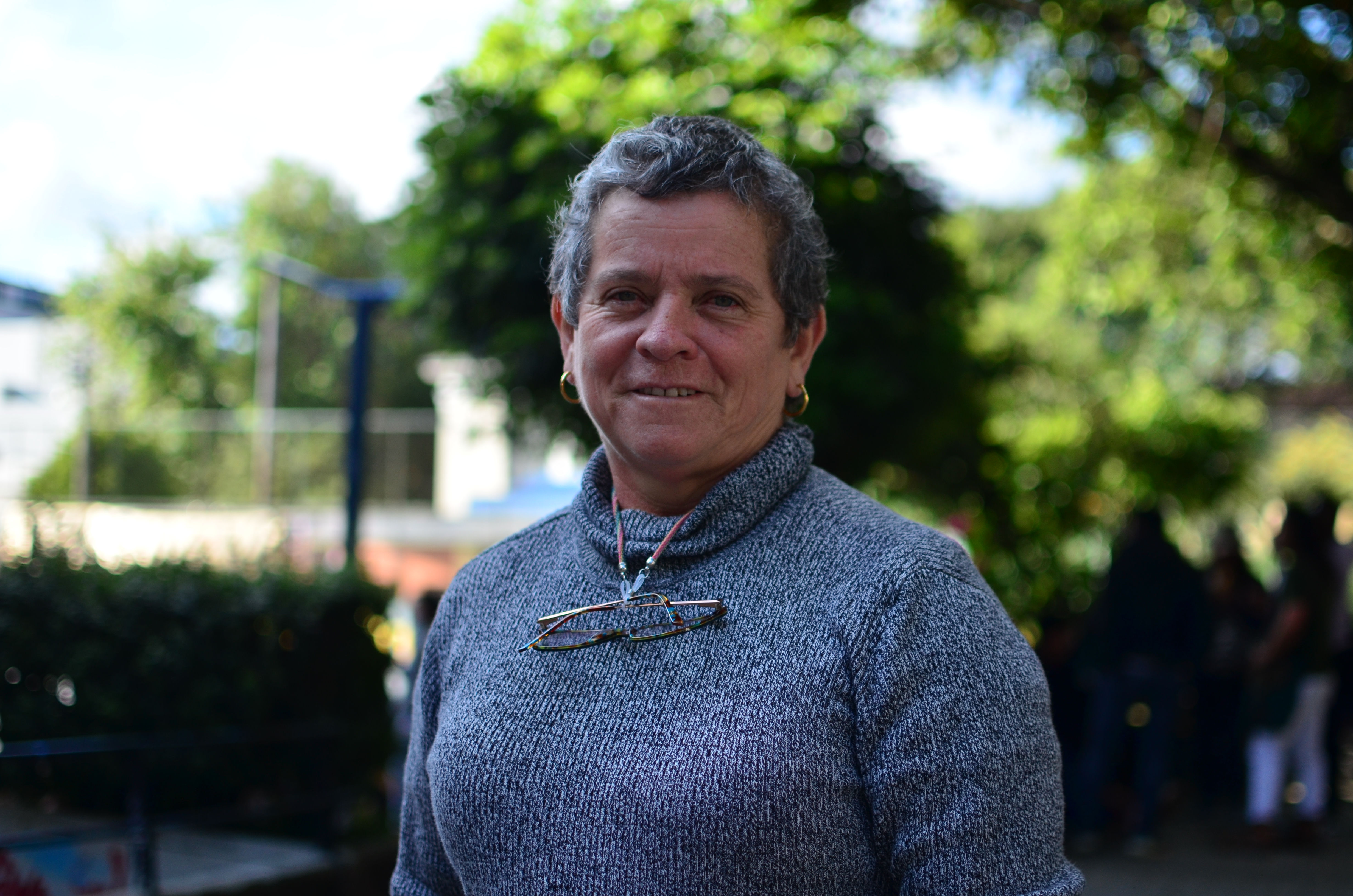 Alix Morales, campesina de Inzá e integrante de la Asociación de Mujeres por Inzá, uno de los comités que tiene la ACIT.