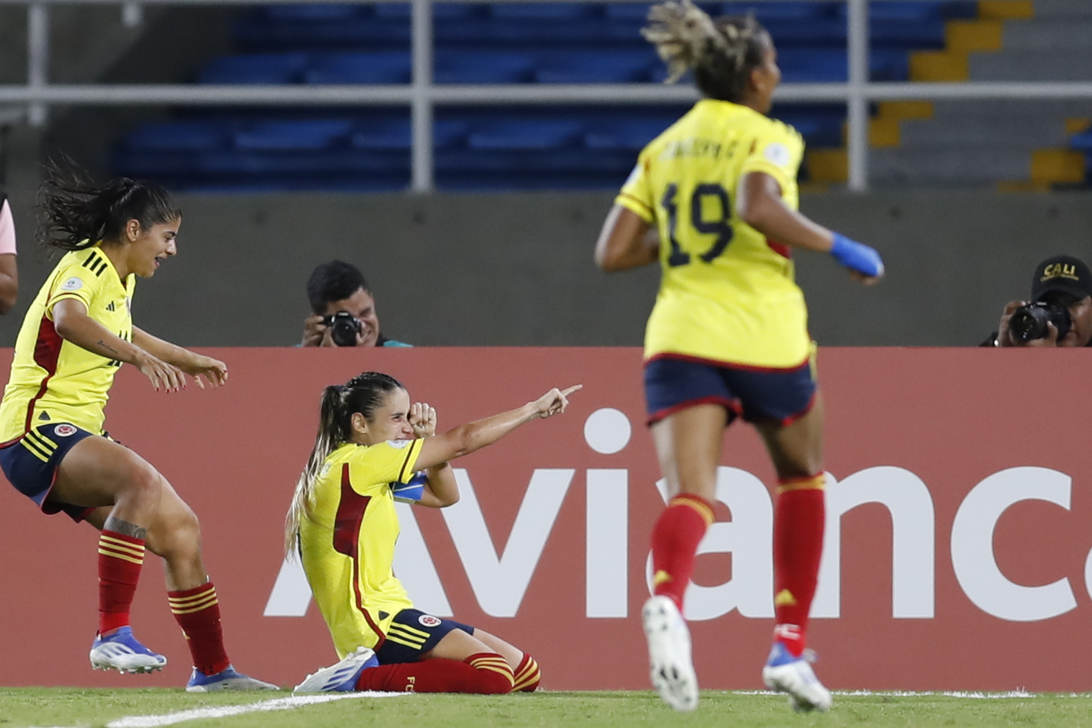 Con gesto de protesta: así se vivió el debut de Colombia en la Copa América Femenina