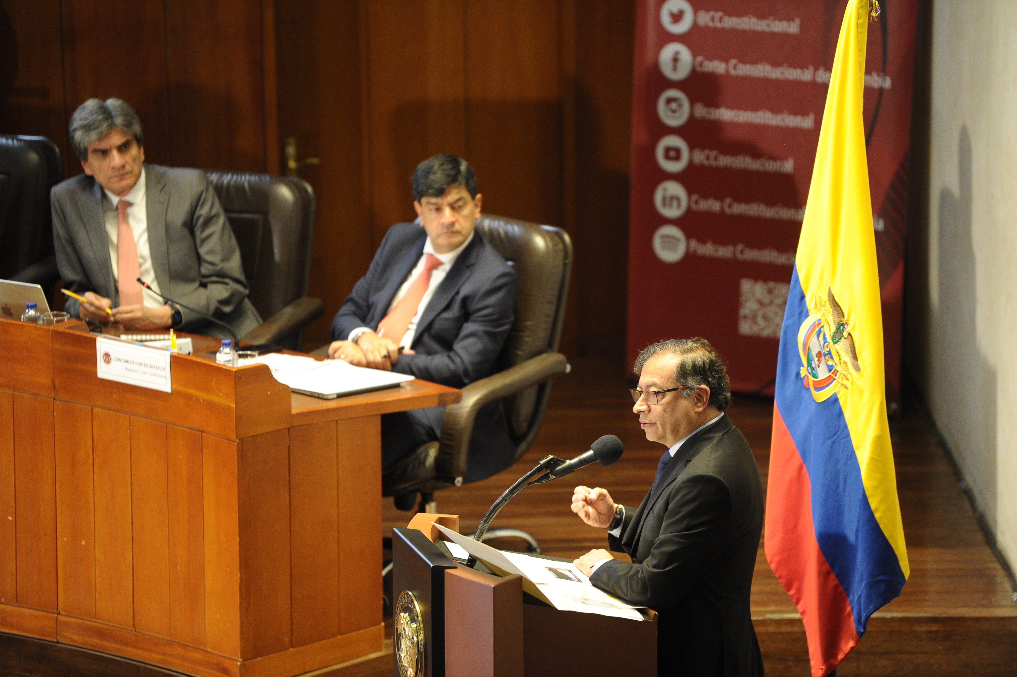 Presidente de la república en la Corte Constitucional por el caso de emergencia en La Guajira